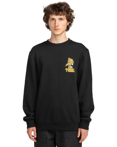 Element Birds Eye Crewneck Black