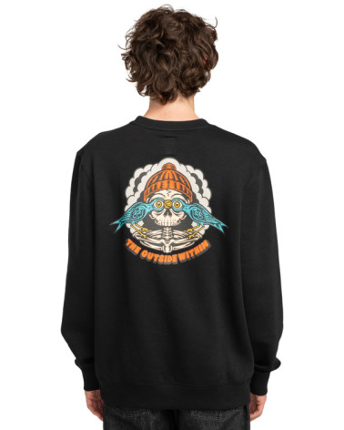 Element Birds Eye Crewneck Black