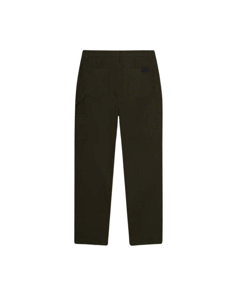 Dolly Noire Canvas Carpenter Pants Green