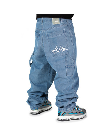 Blueskin Jeans Baggy Denim Blue Stone Washed Light