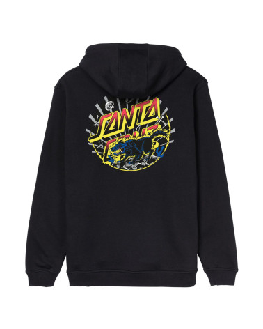 Santa Cruz Kendall Wolf Dot Hood Black