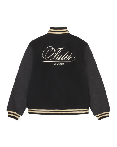 Iuter Family Varsity Jacket Black