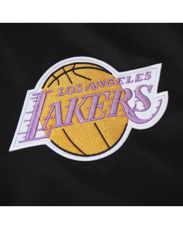 Mitchell & Ness Nba Primetime Heavyweight Satin Jacket Vintage Logo Lakers