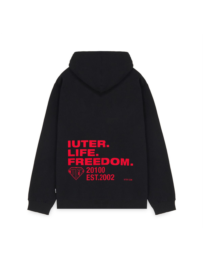 Iuter Freedom Hoodie Black