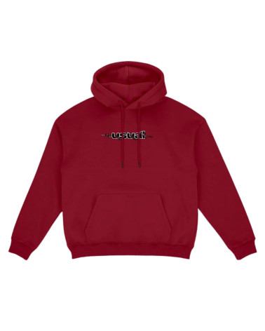 Usual Poison Hoodie Dark Red