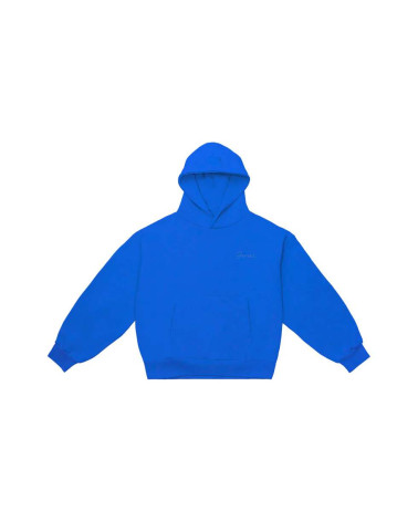 Garment Workshop Double Layer Embrodery Hoodie Brady Blue