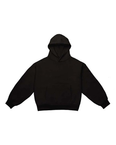 Garment Workshop Double Layer Embrodery Hoodie Chaos Black