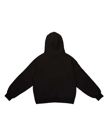 Garment Workshop Double Layer Embrodery Hoodie Chaos Black