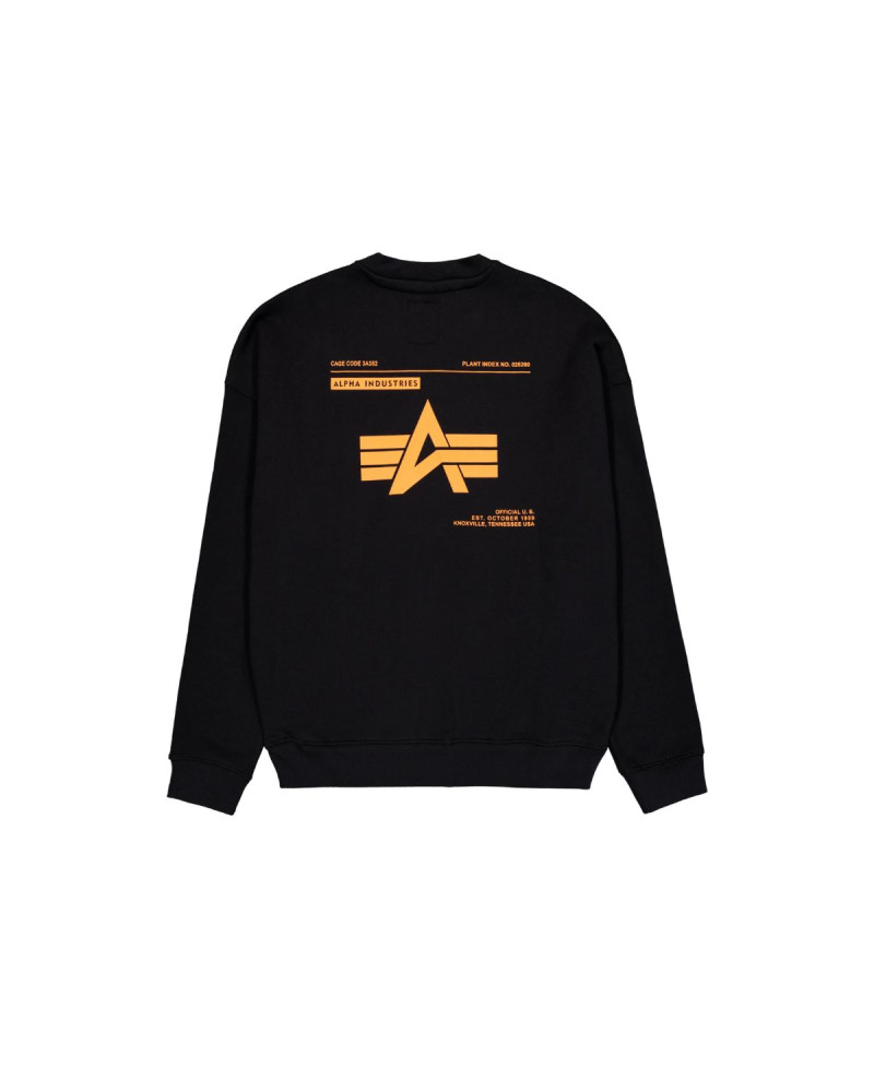 Alpha Industries Logo BP Sweater Black