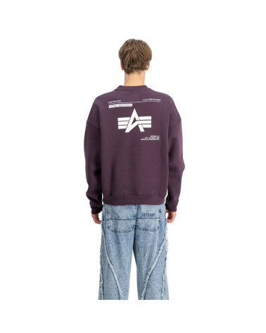 Alpha Industries Logo BP Sweater Plum