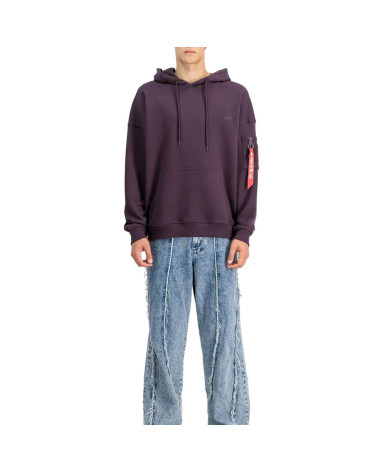 Alpha Industries Essentials RL Hoody Plum