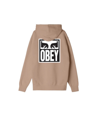 Obey Eyes Icon Premium Pullover Hood Warm Taupe