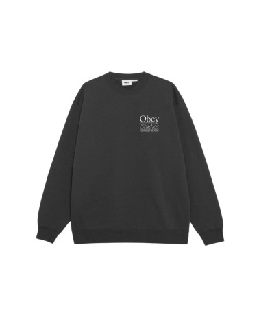 Obey Studios Premium Crewneck Black