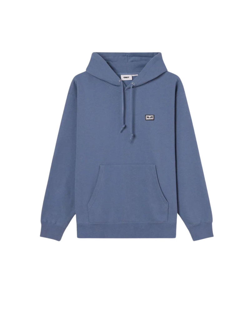 Obey Established Works Eyes Hood Ii Fleece Coronet Blue