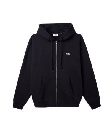 Obey Established Works Bold Zip Hood II Black