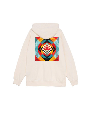 Obey Geometric Power Canvas Hood Unbleached