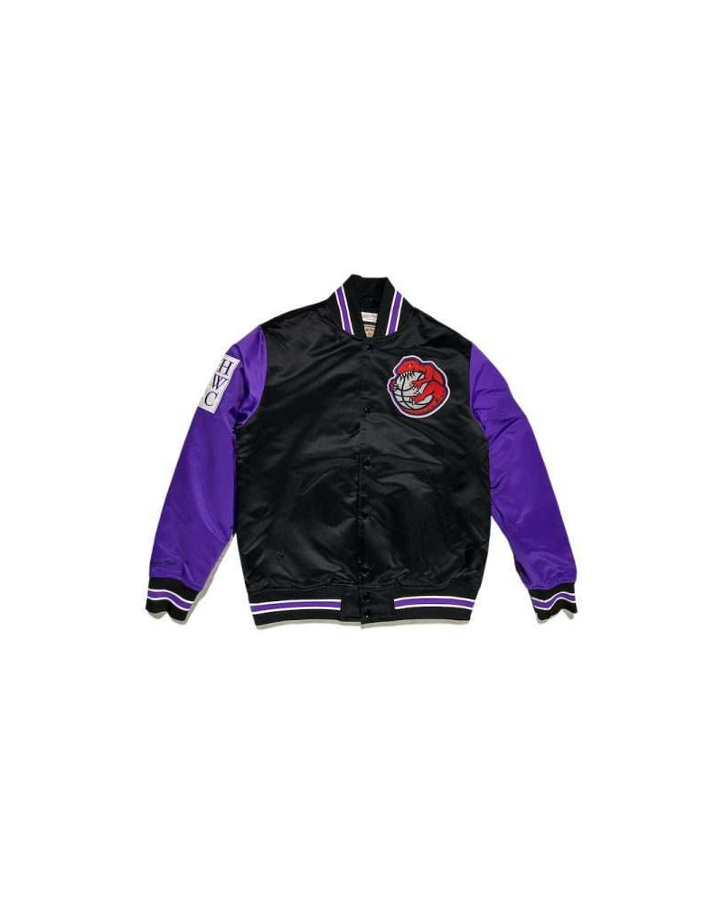 Mitchell & Ness Nba Primetime Heavyweight Satin Jacket Vintage Logo Raptors