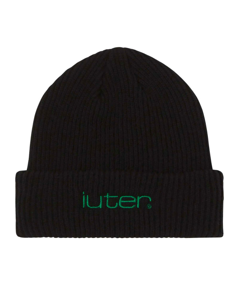 Iuter Grid Beanie Black