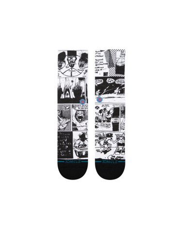 Stance The Sleeve Crew Sock Black/White