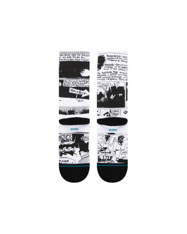 Stance The Sleeve Crew Sock Black/White