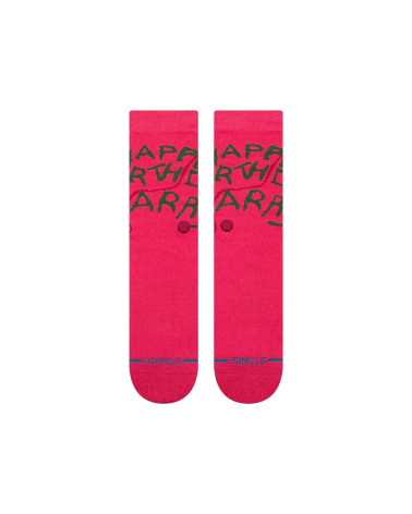 Stance Happee Crew Sock Pink