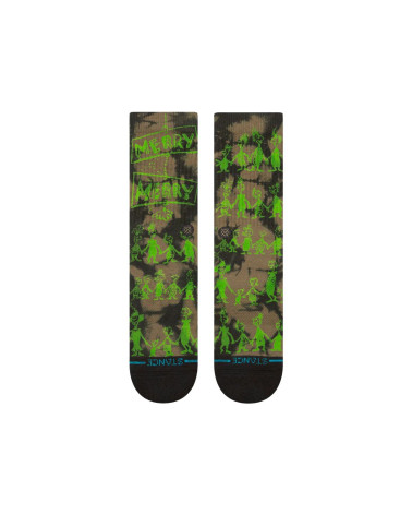 Stance Down In Whovile Crew Sock Black