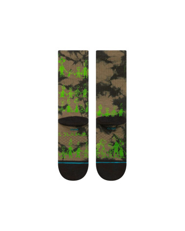 Stance Down In Whovile Crew Sock Black