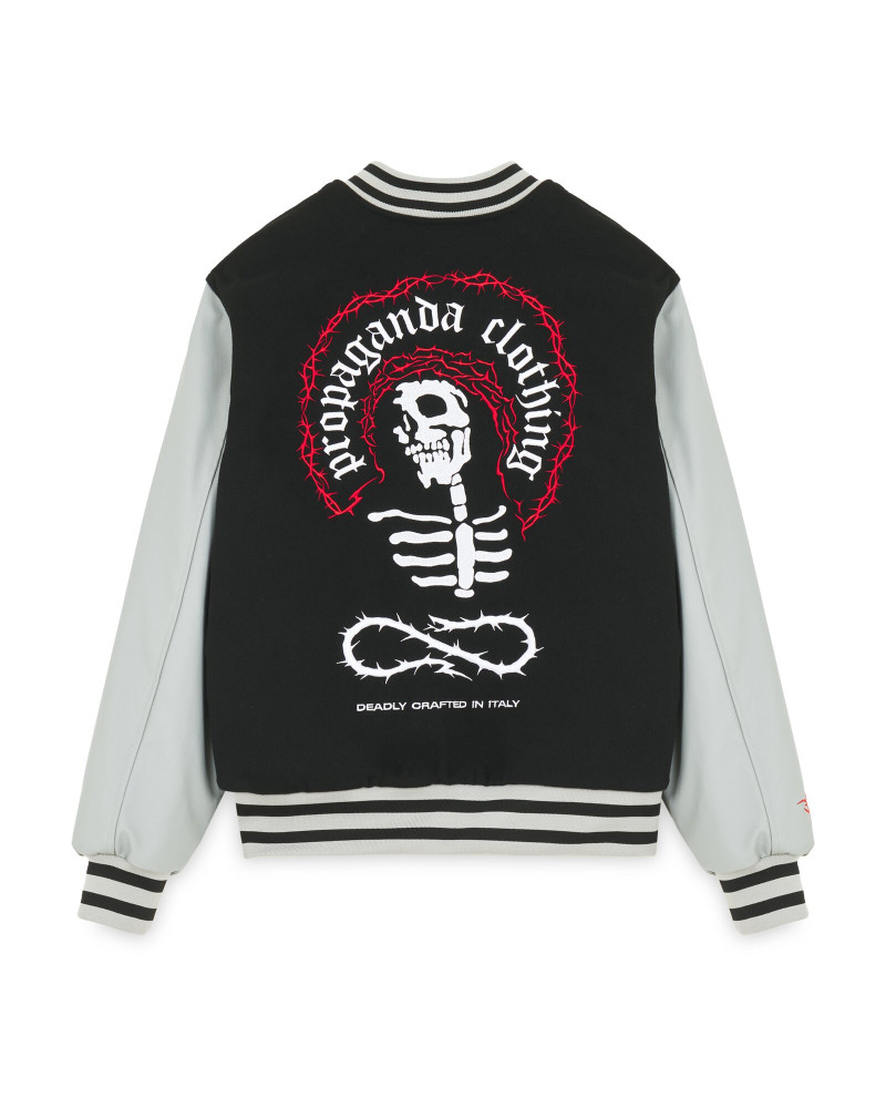 Propaganda Misery Varsity Jacket