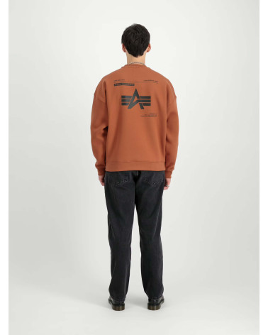 Alpha Industries Logo BP Sweater Hazel Brown