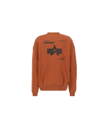 Alpha Industries Logo BP Sweater Hazel Brown