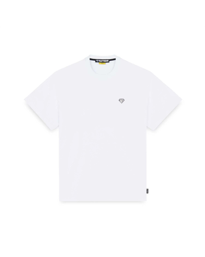 Iuter Heart Logo Tee White