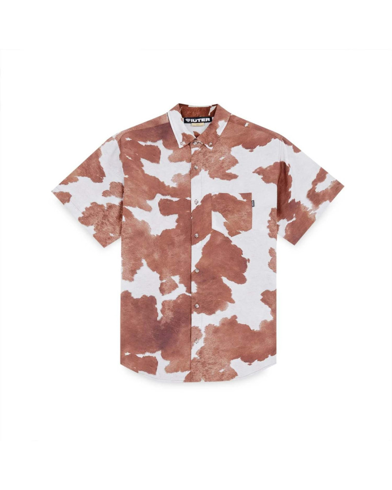 Iuter Cow Regular S/S Shirt White