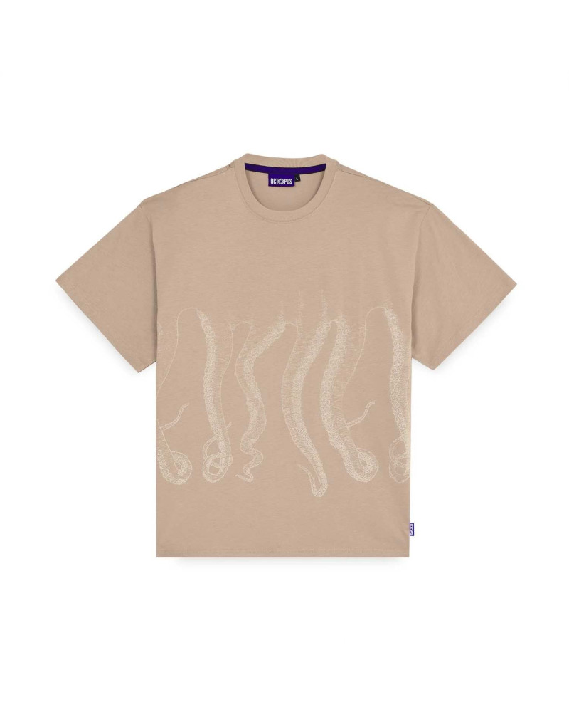 Octopus Outline tee Earth