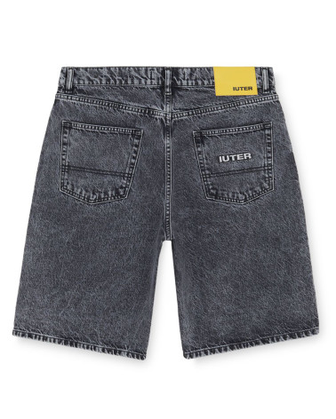 Iuter Loose Denim Shorts Greybleach