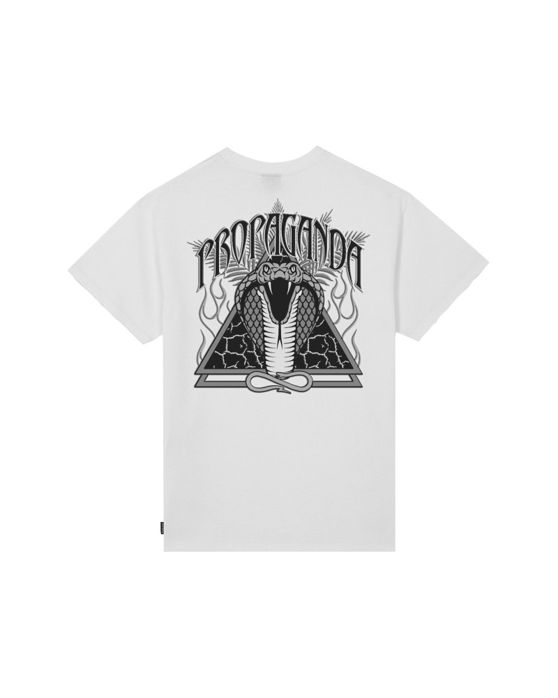 Propaganda Triangle Cobrahm Tee White