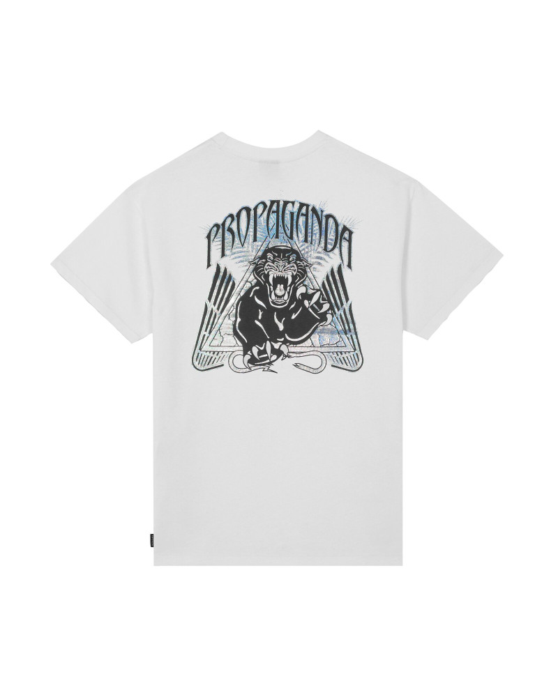 Propaganda Triangle Panther Tee White