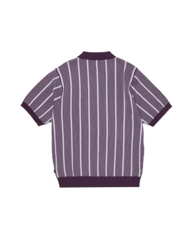 HUF Trace Stripe Knit Top Dust Purple