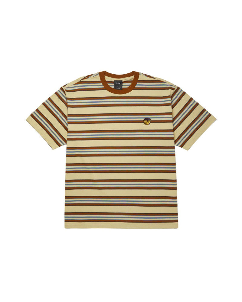 HUF Big Block Stripe Boxy Top Clay