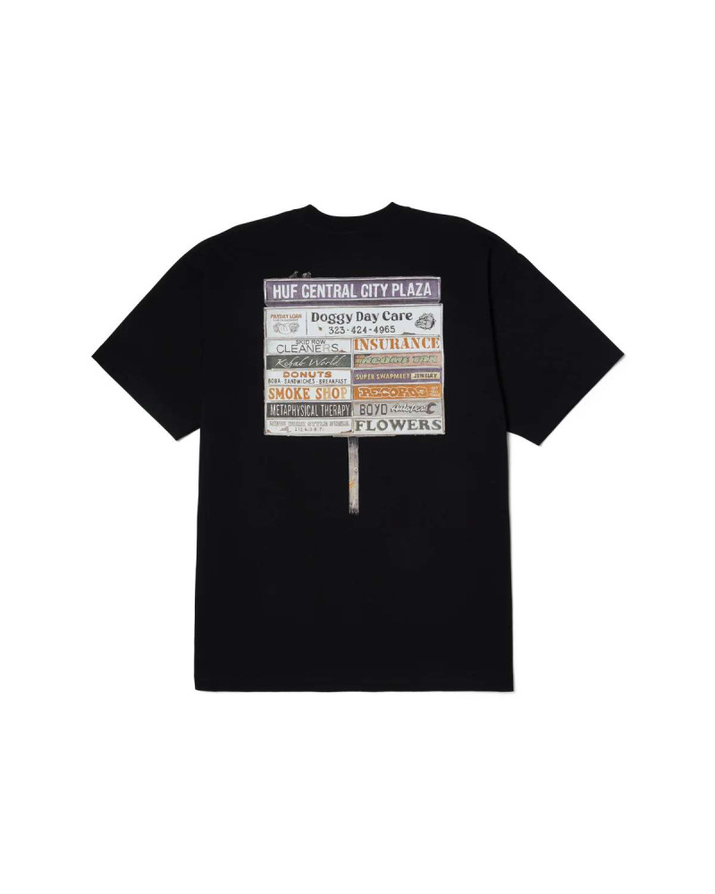 HUF Plaza T-Shirt Black