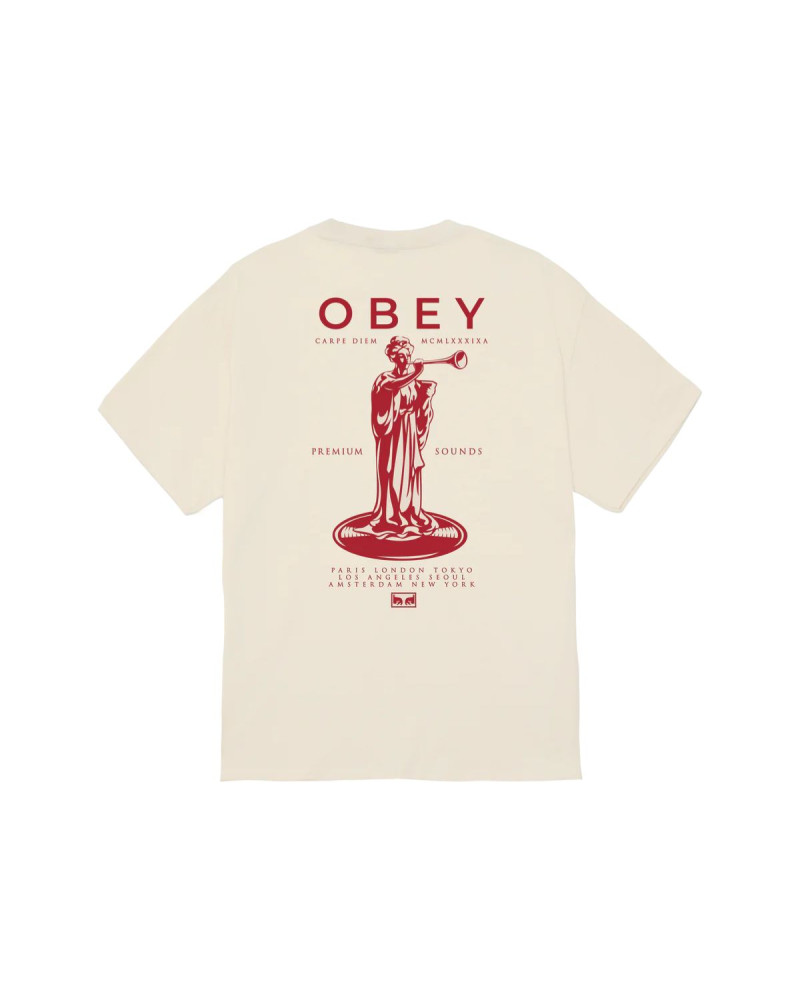 Obey Class Dropout T-Shirt Cream