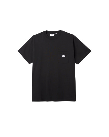 Obey Established Works Eyes Pocket T-Shirt Black