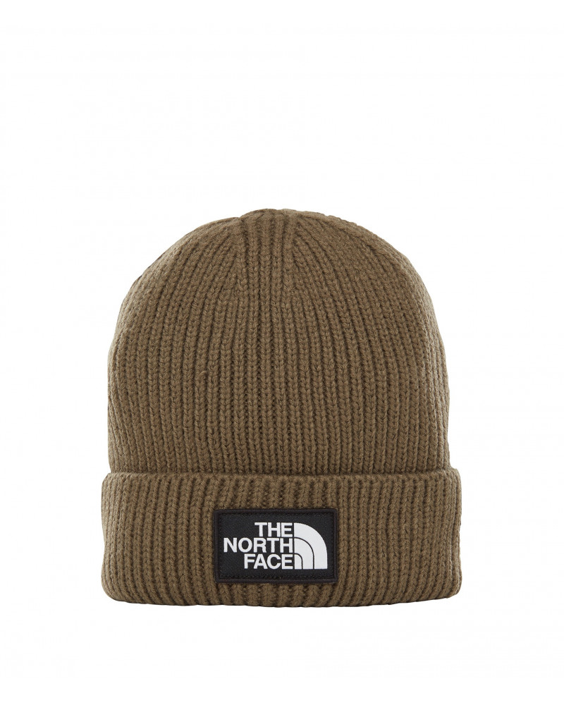 north face green beanie