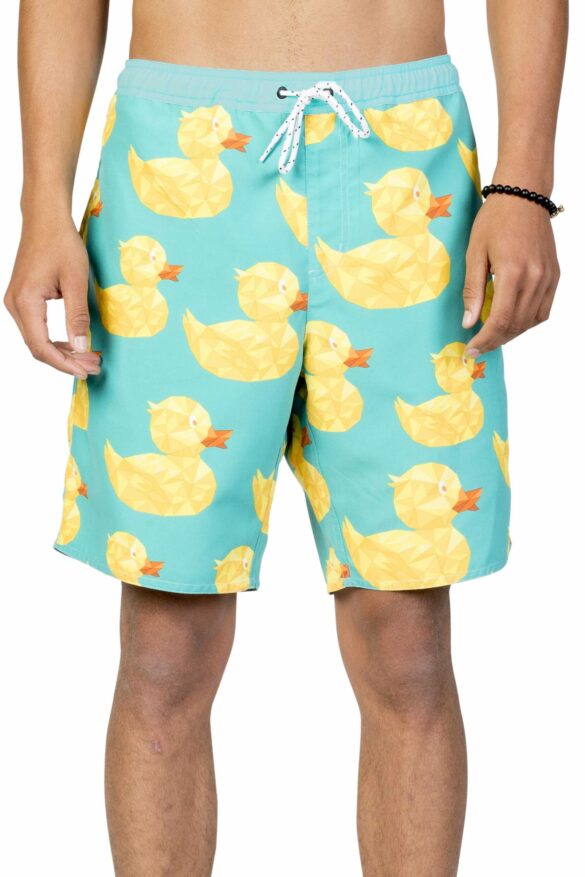 Neff Geo Duck Hot Tub Shorts Teal